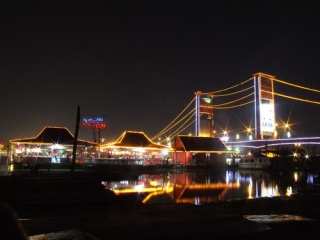 Ampera Bridge at Night