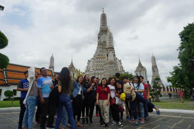 kunjungan mahasiswa Binus Tourism ke Bangkok