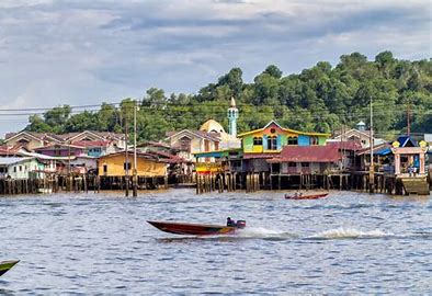 Kampong Ayer in Brunei Darussalam